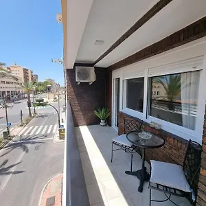  Apartamento Aguadulce, Apto Santa Monica 2 Hab Con Terraza, Aire, Wifi, A 5 Min De La Playa España